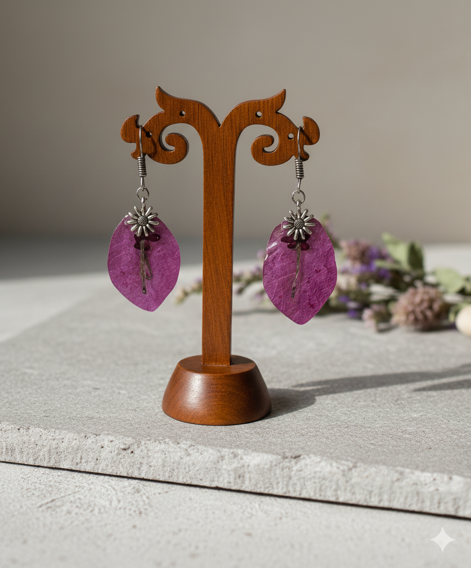 Handmade Resin EARRING N19