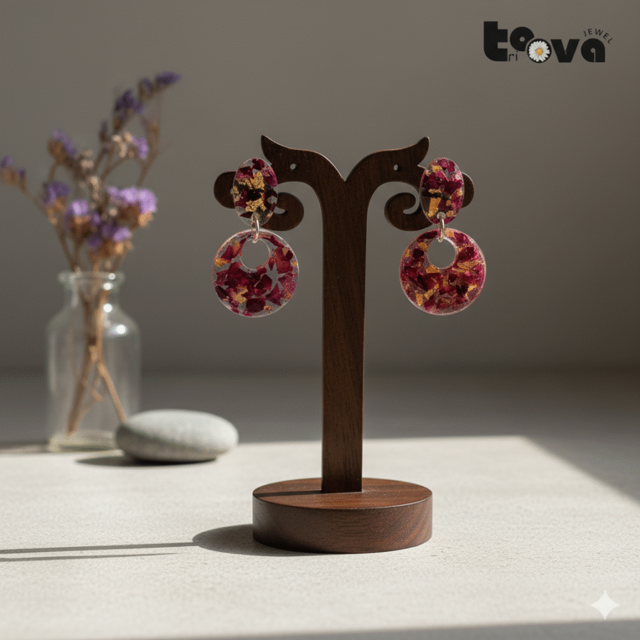 Handmade Resin EARRING N17