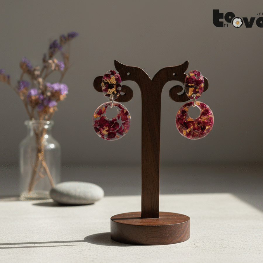 Handmade Resin EARRING N17